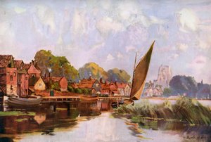 Sur la rivière à Beccles, Suffolk, 1924-1926