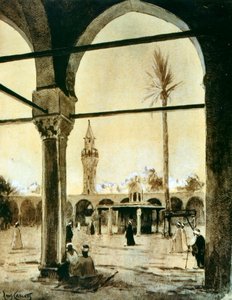 Mosquée, Le Caire, Égypte, 1928