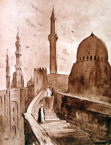 La Citadelle au lever du soleil, Le Caire, Égypte, 1928 - Louis Cabanes