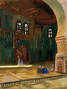 La mosquée du sultan al-Ghuri, Le Caire, Égypte, 1928 - Louis Cabanes