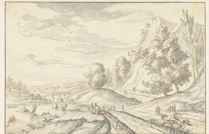 Paysage de montagne - Louis Chalon
