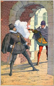 Assassinat de Guillaume Ier le Taciturne à Delft en 1584 - Louis Charles Bombled