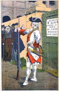 Fermeture du cimetière de Saint-Médard à Paris 1732 - Louis Charles Bombled