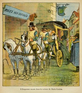 Illustration par Louis Bombled (1862-1927) du livre « Le Mémorial de Sainte-Hélène » du comte Emmanuel de Las Cases (1766-1842) : L