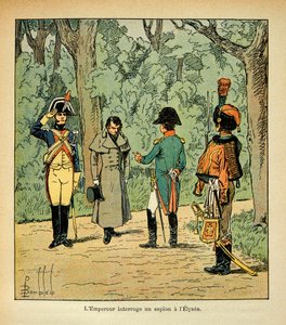 Illustration par Louis Bombled (1862-1927) tirée du livre « Le Mémorial de Sainte-Hélène » par le comte Emmanuel de Las Cases (1766-1842) : L