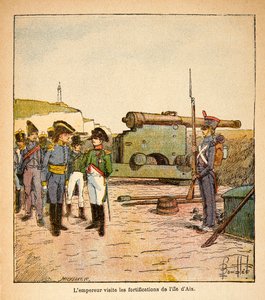 Illustration par Louis Bombled (1862-1927) tirée du livre « Le Mémorial de Sainte-Hélène » par le comte Emmanuel de Las Cases (1766-1842) : L