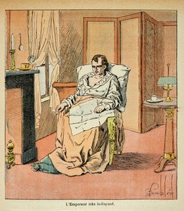 Illustration par Louis Bombled (1862-1927) tirée du livre « Le Mémorial de Sainte-Hélène » par le comte Emmanuel de Las Cases (1766-1842) : L