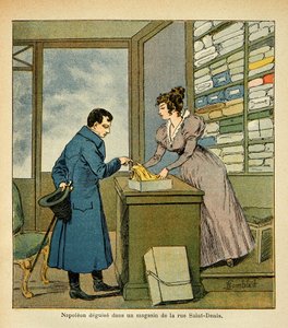 Illustration de Louis Bombled (1862-1927) du livre « Le Mémorial de Sainte-Hélène » par le comte Emmanuel de Las Cases (1766-1842) : L
