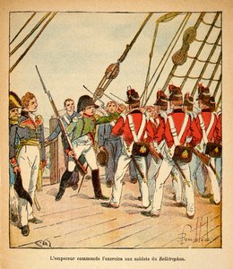 Illustration de Louis Bombled (1862-1927) du livre « Le Mémorial de Sainte-Hélène » par le comte Emmanuel de Las Cases (1766-1842) : L