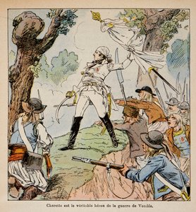 Illustration de Louis Bombled (1862-1927) du livre « Le Mémorial de Sainte-Hélène » par le comte Emmanuel de Las Cases (1766-1842) : Chef vendéen Charrette et ses partisans, Collection Privée
