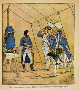 Illustration de Louis Bombled (Le Mémorial de Sainte-Hélène) : Les vieux soldats de l