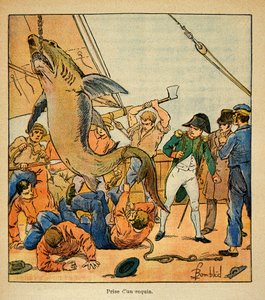 Illustration de Louis Bombled (1862-1927) du livre « Le Mémorial de Sainte-Hélène » du comte Emmanuel de Las Cases (1766-1842) : L