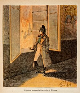 Illustration de Bombled Louis (1862-1927) du livre « Le Mémorial de Sainte-Hélène » par le comte Emmanuel de Las Cases (1766-1842) : L