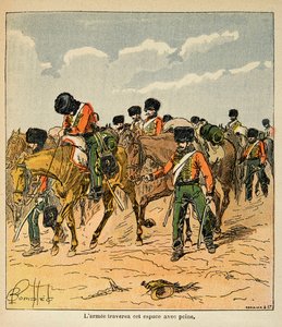 Illustration de Bombled Louis (1862-1927) du livre « Le Mémorial de Sainte-Hélène » par le comte Emmanuel de Las Cases (1766-1842) : L