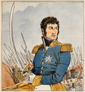 Illustration de Louis Bombled (1862-1927) du livre « Le Mémorial de Sainte-Hélène » du comte Emmanuel de Las Cases (1766-1842) : Portrait du maréchal Jean Lannes (1769-1809), duc de Montebello - Louis Charles Bombled