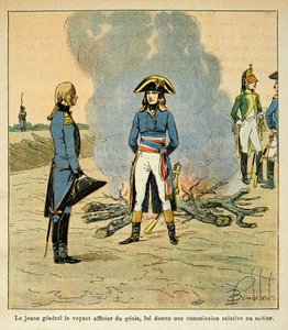 Première rencontre entre Bonaparte et le maréchal Henri Gatien Bertrand, alors officier du génie dans l