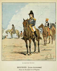 Portrait équestre du maréchal Louis Alexandre Berthier, prince de Neuchâtel et de Wagram - Louis Charles Bombled