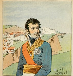 Illustration de Louis Bombled (Le Mémorial de Sainte-Hélène) : Portrait du maréchal Auguste Frédéric Louis Viesse de Marmont, duc de Raguse - Louis Charles Bombled