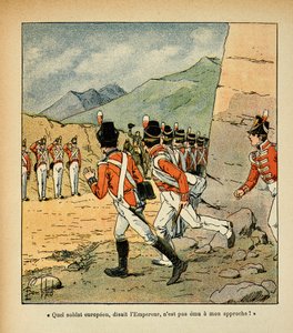 Illustration de Louis Bombled (1862-1927) du livre « Le Mémorial de Sainte-Hélène » par le comte Emmanuel de Las Cases (1766-1842) : L