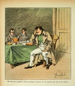 Illustration de Louis Bombled (1862-1927) du livre « Le Mémorial de Sainte-Hélène » du comte Emmanuel de Las Cases (1766-1842) : L