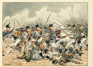 Illustration tirée du livre « Les héros du Siècle », récits anecdotiques par Dick de Lonlay et illustré par Louis Bombled (1862-1927) - Louis Charles Bombled