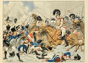 Illustration tirée du livre « Les héros du Siècle », récits anecdotiques par Dick de Lonlay et illustrée par Louis Bombled (1862-1927) - Louis Charles Bombled