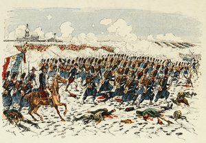 Illustration tirée du livre « Les héros du siècle », récits anecdotiques par Dick de Lonlay