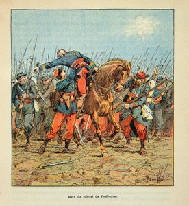 Bataille de Coulmiers le 9 novembre 1870, mort du colonel Couderc de Fonlongue - Louis Charles Bombled