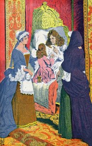Louis XIV sur son lit de mort