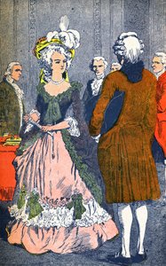 Marie Antoinette et Augeard - Louis Charles Bombled