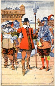 Richelieu au siège de La Rochelle - Louis Charles Bombled