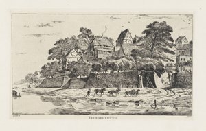 Vue de Neckargemünd (Bade-Wurtemberg) - Louis Charles Hora Siccama