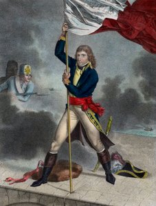 Napoléon Bonaparte lors de la bataille du pont d