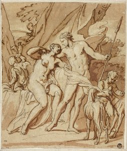Vénus et Adonis - Louis Cheron