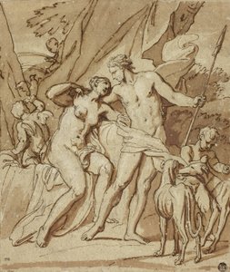 Vénus et Adonis - Louis Cheron