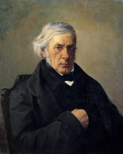 Portrait du philosophe Victor Cousin (1792-1867) - Louis Claude Mouchot