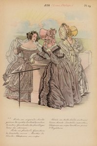 Mode française : 1838, Louis-Philippe