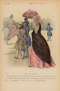 Mode française : 1845, Louis-Philippe
