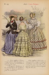 Mode française : 1845, Louis-Philippe