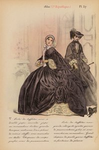 Mode française : 1850, 2e République