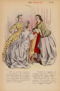 Mode française : 1863, Napoléon III - Louis Colas