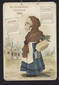Illustration pour le calendrier Antikamnia - Louis Crucius or Crusuius