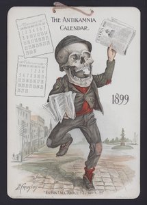 Illustration pour le calendrier Antikamnia - Louis Crucius or Crusuius