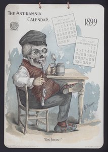 Illustration pour le calendrier Antikamnia - Louis Crucius or Crusuius