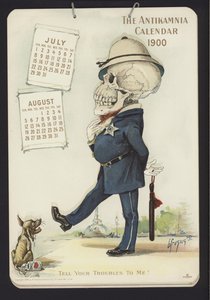 Illustration pour le Calendrier Antikamnia, 1900 - Louis Crucius or Crusuius