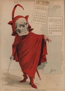 Mephistopholes, Illustration pour le calendrier Antikamnia - Louis Crucius or Crusuius