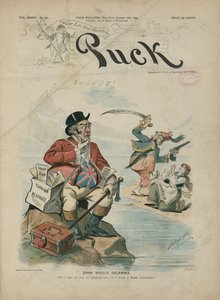 Le dilemme de John Bull, Puck Magazine - Louis Dalrymple