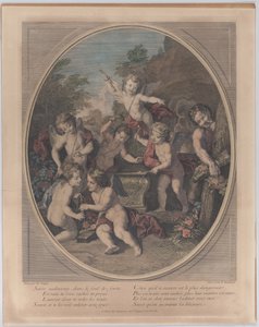 Satire audacieuse dans les profondeurs de la forêt, 1714-39 - Louis Desplaces