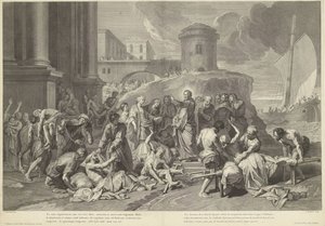 Christ guérissant les malades - Louis Desplaces