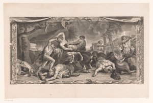 Hercule combat les centaures (série: Peintures de l